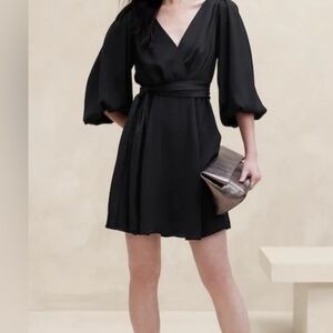 Banana Republic Black Midi Dress
